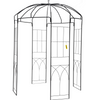 Pérgola de jardín en forma de jaula de pájaros 2,7 m alto x 2 m ancho