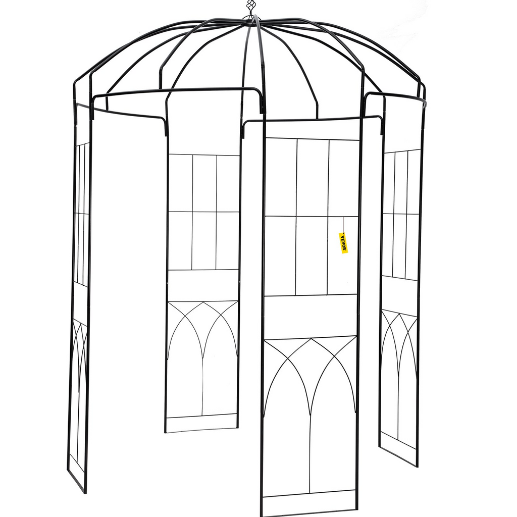 Pérgola de jardín en forma de jaula de pájaros 2,7 m alto x 2 m ancho