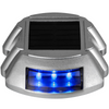 Paquete de 12 luces solares para entrada de vehículos color azul brillante luces inalámbricas impermeables para exteriores 6 LED