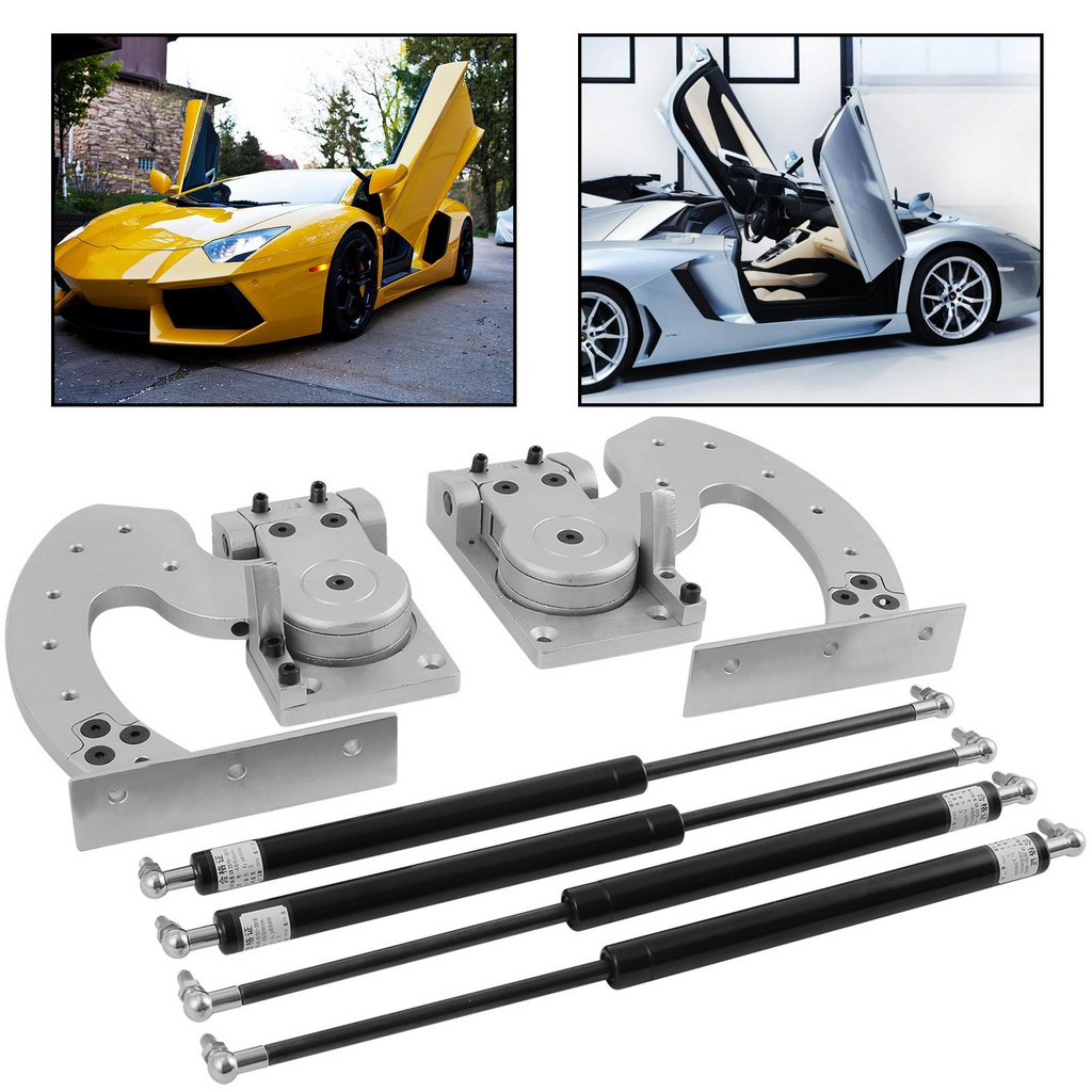 VEVOR Kit de puerta Lambo universal con bisagras verticales para puertas atornilladas