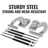 VEVOR Kit de puerta Lambo universal con bisagras verticales para puertas atornilladas