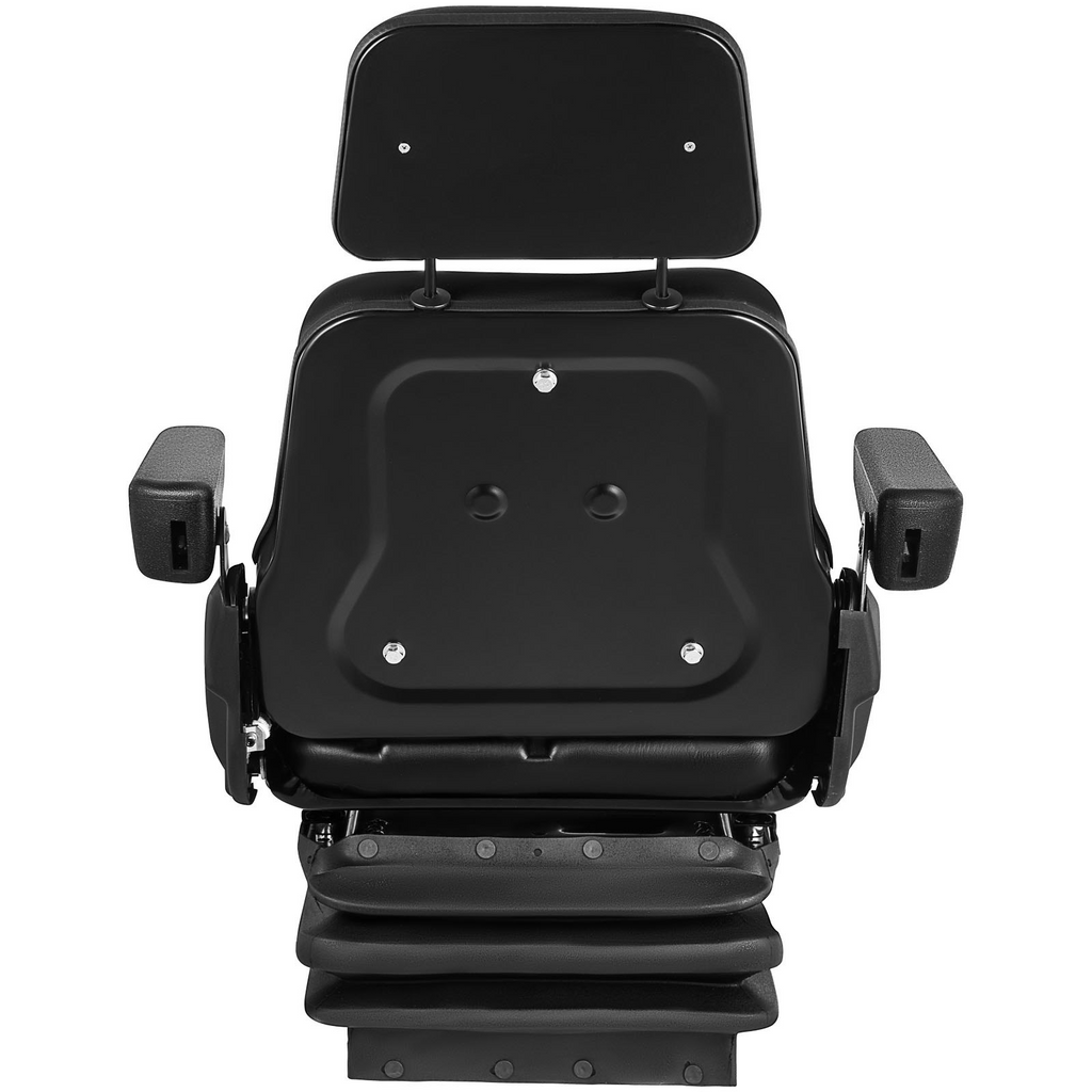 VEVOR Asiento con suspensión respaldo ajustable reposacabezas y reposabrazos