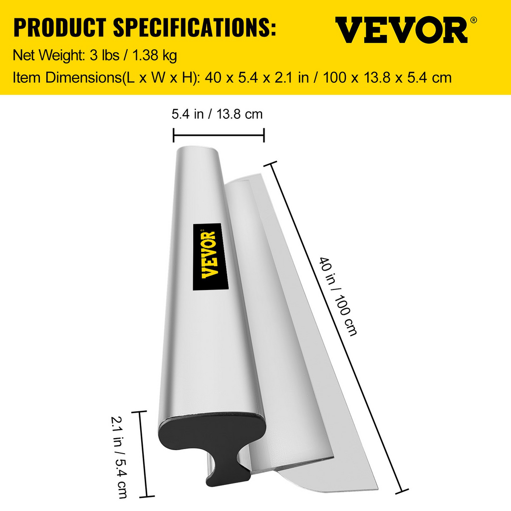 VEVOR - Espátula para alisar de 40 pulgadas