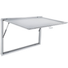 Ventana para puesto de comida de 53 x 33 pulgadas puerta con ventana para puesto de comida con cerradura de horquilla de doble punto de hasta 85 grados para camiones de comida