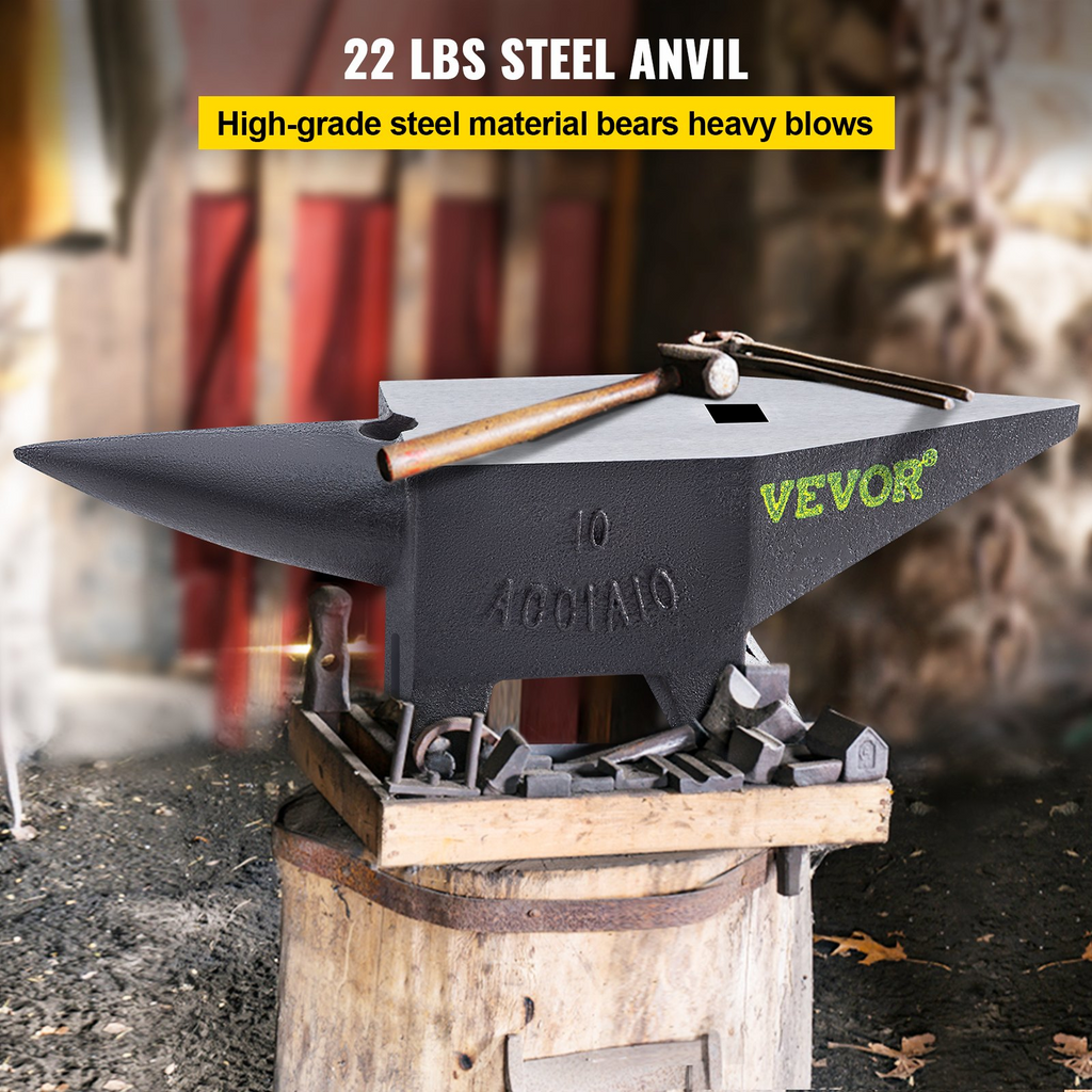 Yunque de acero fundido VEVOR 22 libras (10 kg)