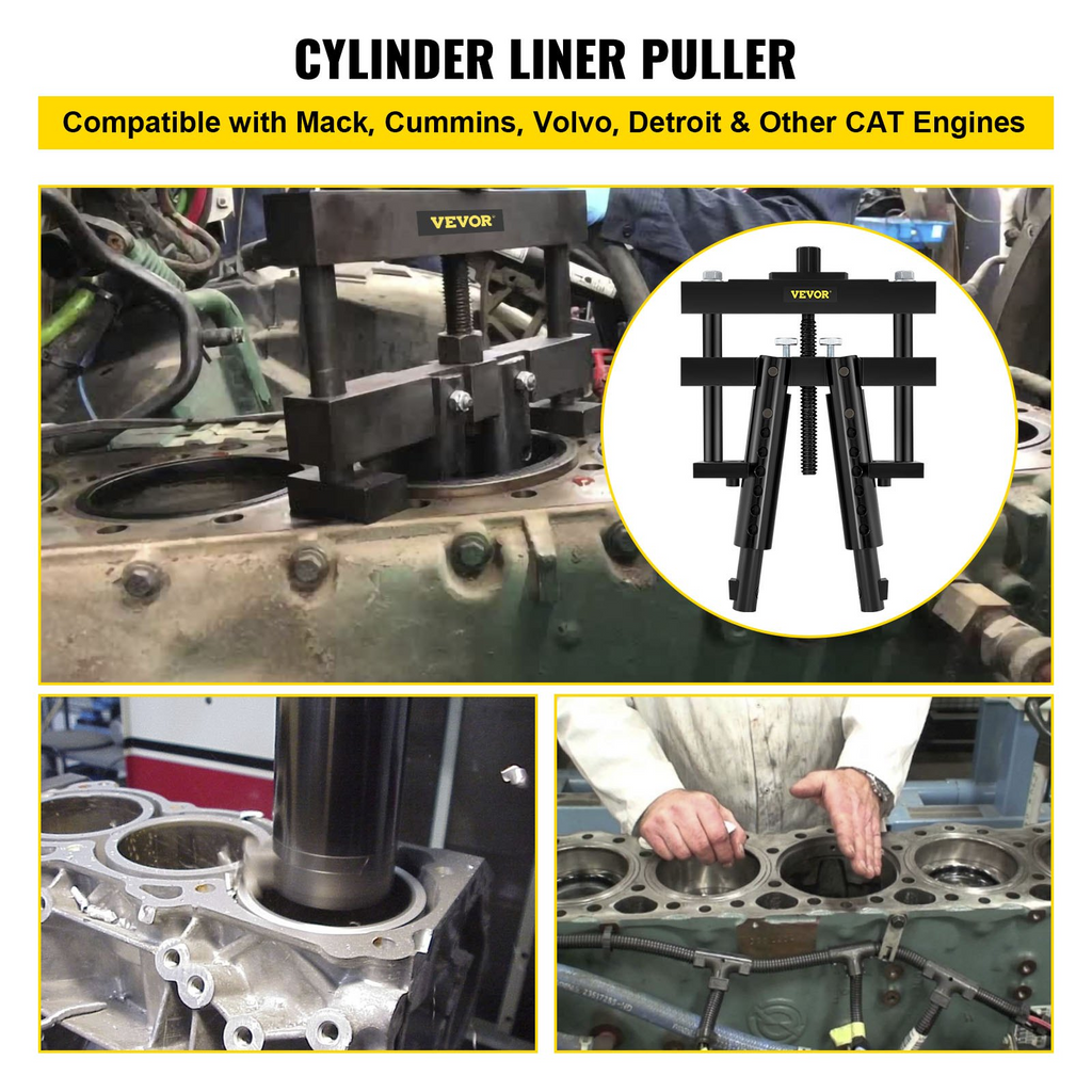 Extractor de revestimiento de cilindro universal VEVOR