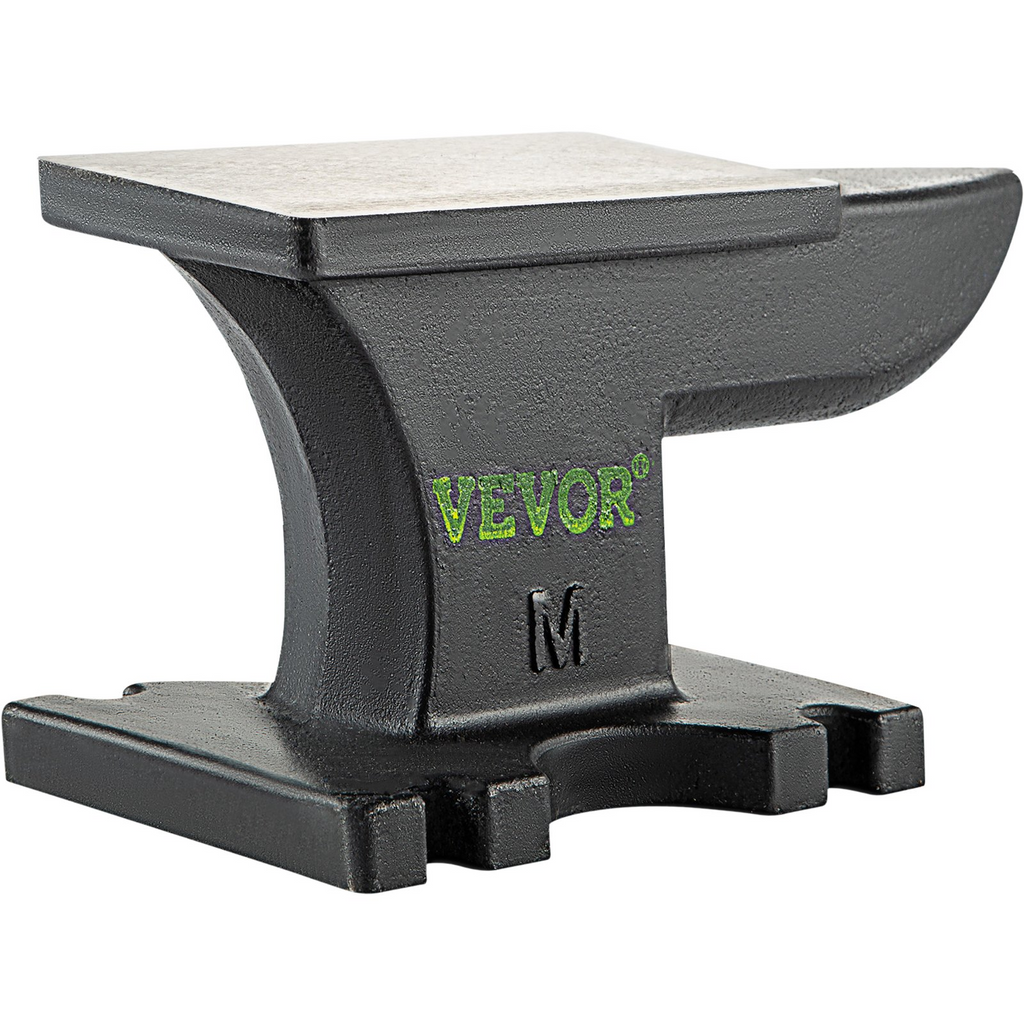 Yunque de hierro fundido VEVOR 25 libras (11 kg) de 6,8 x 3,5 pulgadas y base estable