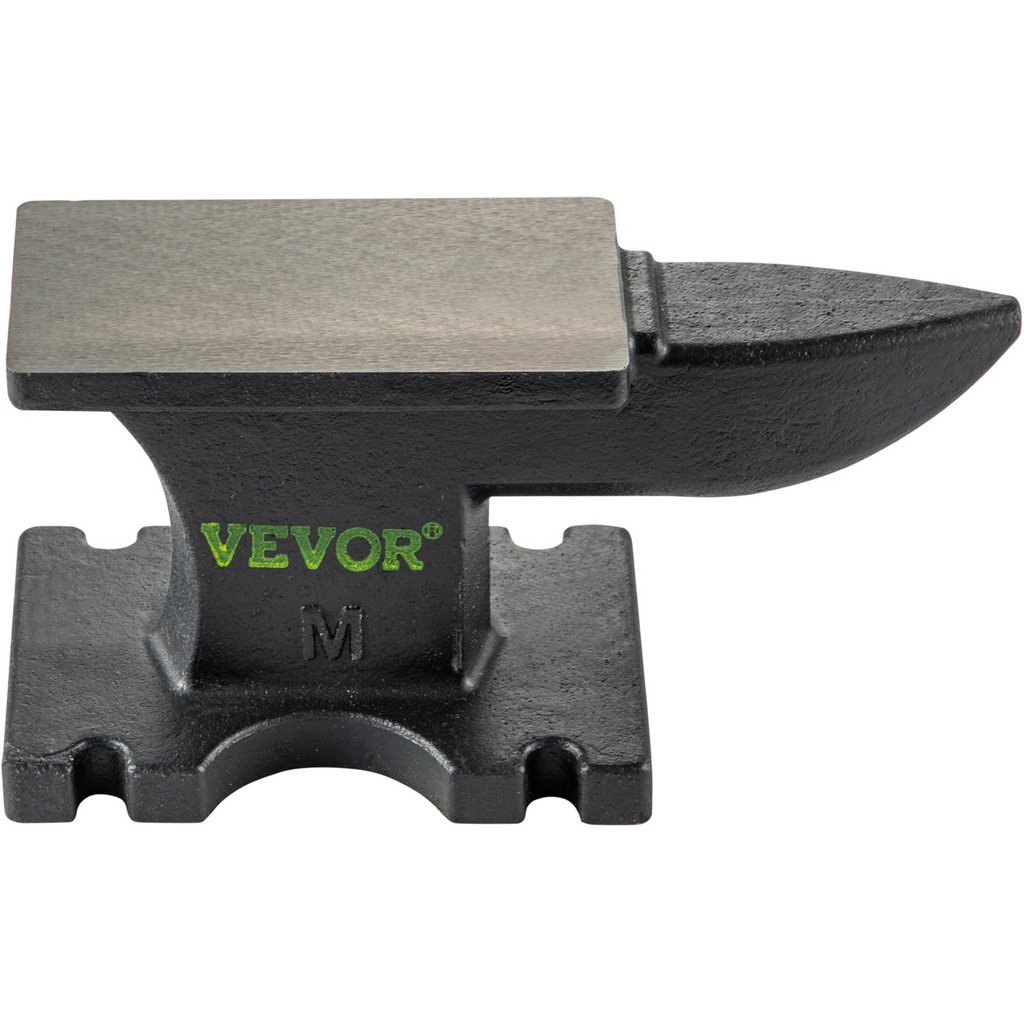 Yunque de hierro fundido VEVOR 25 libras (11 kg) de 6,8 x 3,5 pulgadas y base estable