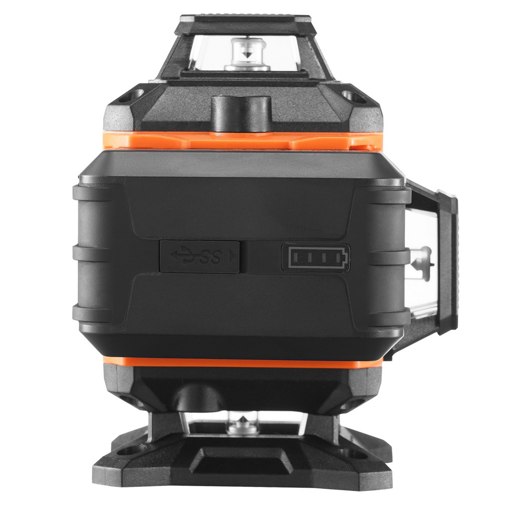 Nivel láser VEVOR 100 pies autonivelante verde de 3 x 360° con 16 líneas cruzadas