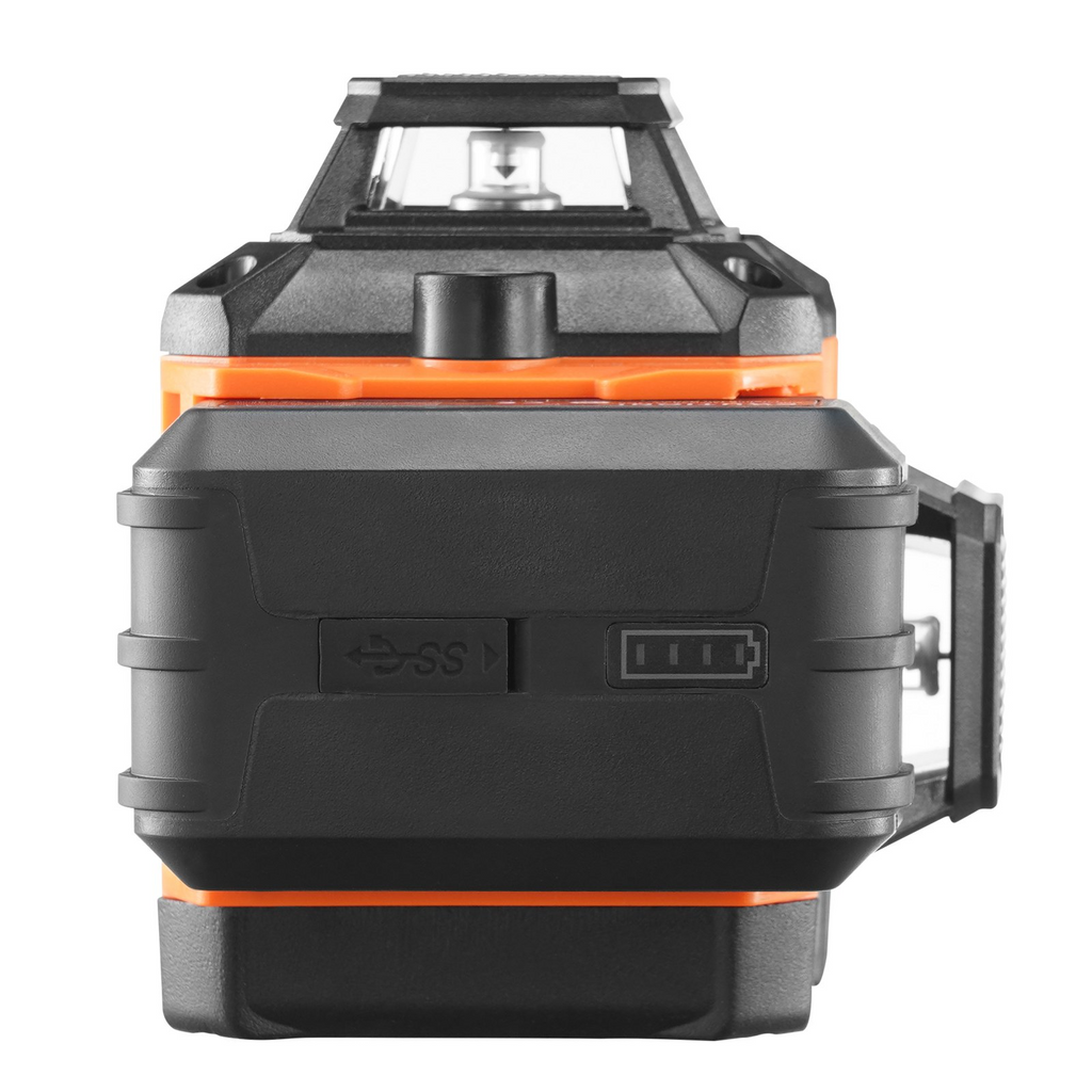 Nivel láser autonivelante VEVOR de 100 pies verde manual de 3 líneas cruzadas de 360°