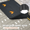Rampa para silla de ruedas de 4" de altura eléctrica de goma con capacidad de carga nominal de 33069 libras