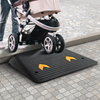 Rampa para silla de ruedas de 4" de altura eléctrica de goma con capacidad de carga nominal de 33069 libras