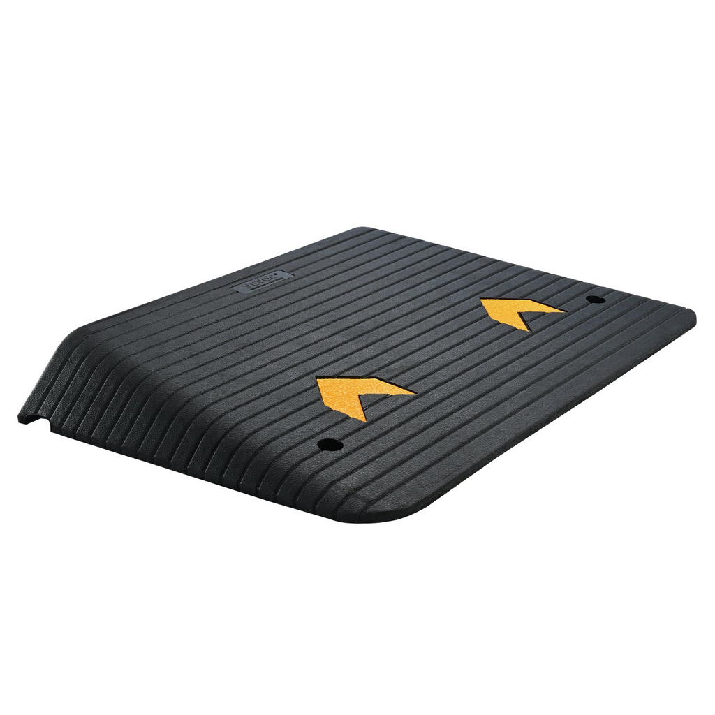 Rampa para silla de ruedas de 4" de altura eléctrica de goma con capacidad de carga nominal de 33069 libras