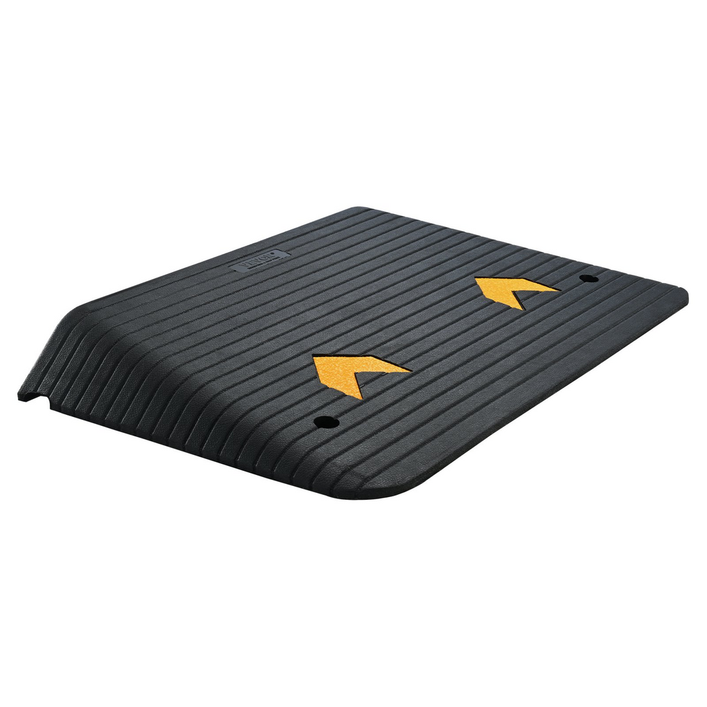 Rampa para silla de ruedas de 4" de altura eléctrica de goma con capacidad de carga nominal de 33069 libras