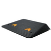Rampa para silla de ruedas de 4" de altura eléctrica de goma con capacidad de carga nominal de 33069 libras
