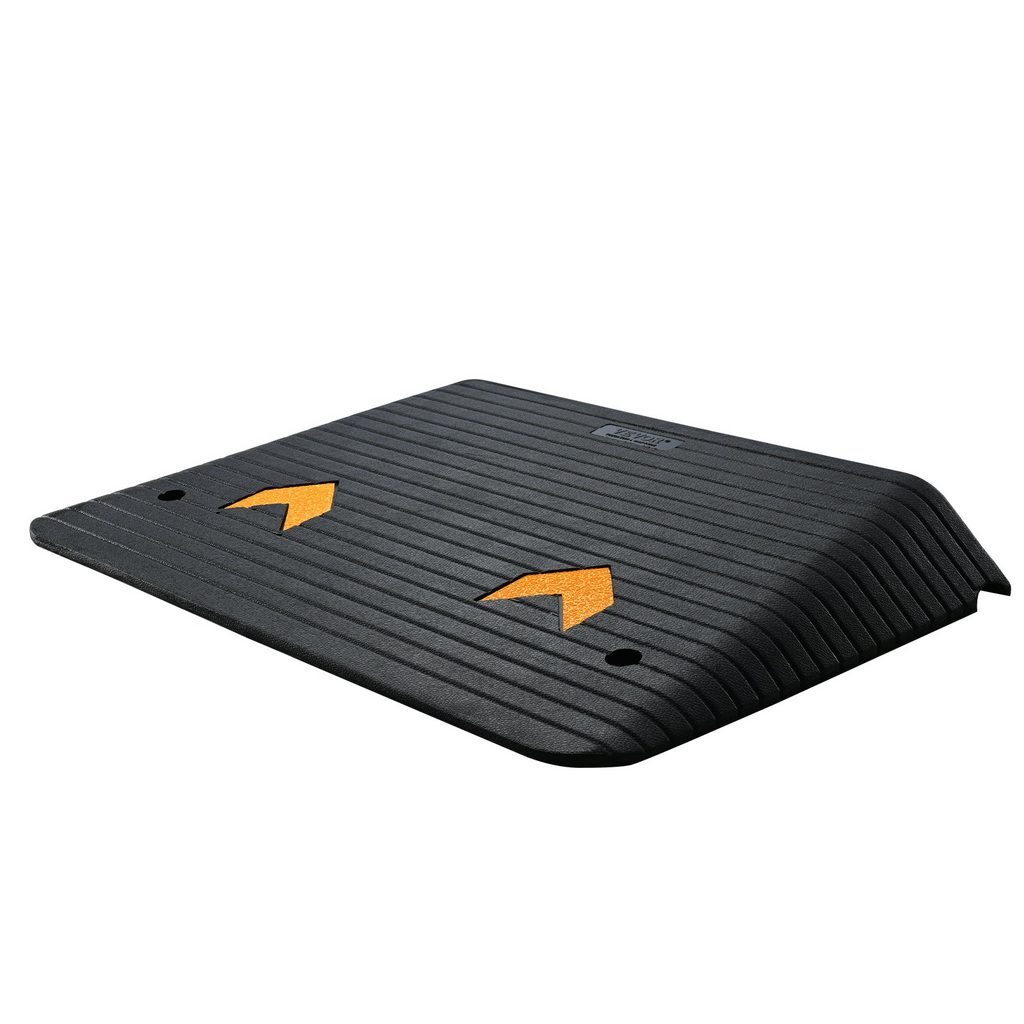 Rampa para silla de ruedas de 4" de altura eléctrica de goma con capacidad de carga nominal de 33069 libras