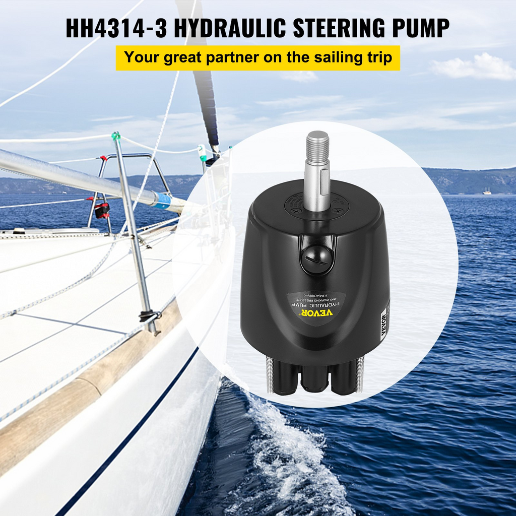 Bomba de dirección hidráulica para motor fueraborda VEVOR Helm 1.4 HH4314-3