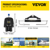 Kit de dirección hidráulica fueraborda VEVOR de 150 HP para sistema marino de barco