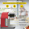 VEVOR Máquina cortadora de carne comercial 551 lb/h 850 W con cuchilla de 3,5 mm