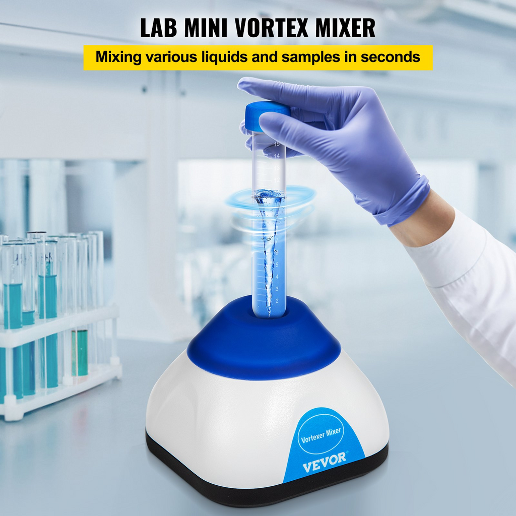 Mezclador de vórtice mini VEVOR agitador de 6000 RPM 50 ml para tinta de pintura de laboratorio