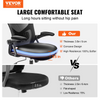 Silla de oficina VEVOR con soporte lumbar ajustable, silla de escritorio ergonómica de respaldo alto con reposacabezas ajustable,  ergonómica con reposabrazos