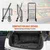 VEVOR Carrito de compras plegable con ruedas giratorias de 360° capacidad de 110 libras