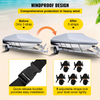 Funda impermeable para barco cubierta para barco remolcable de 20 a 22 pies ancho de viga de hasta 106"