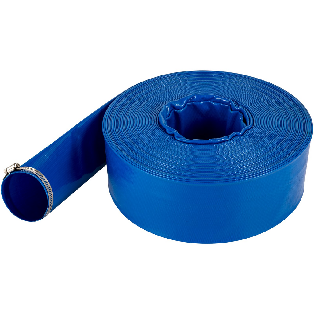 Manguera de descarga VEVOR 4" x 105' plana de PVC