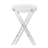 Mesa plegable de acrílico VEVOR con pata plegable en forma de X