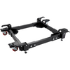 Base móvil VEVOR 1500 lb ajustable de 20,7" x 23,7" a 28" x 33,5" 4 ruedas para equipos de carpintería sierras de cinta herramientas eléctricas máquinas