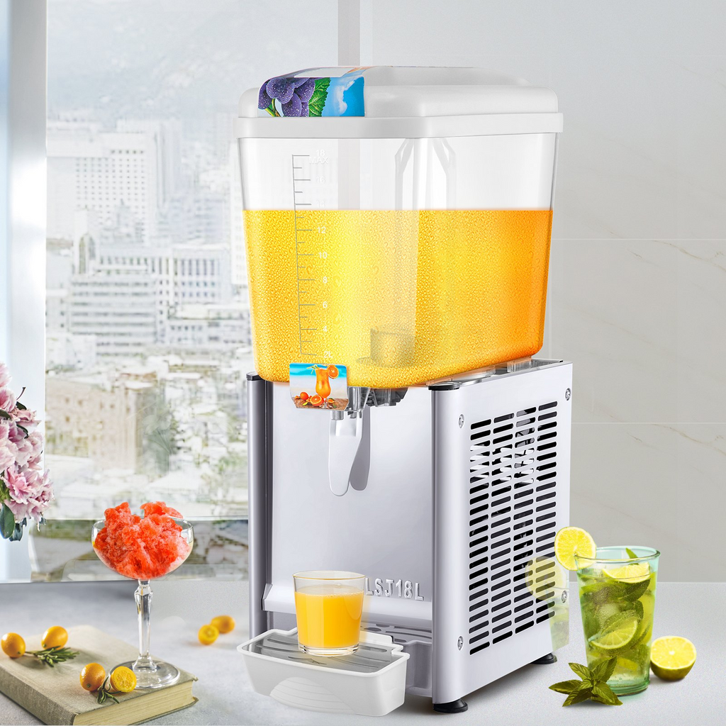 Dispensador de bebidas comerciales VEVOR de 1 tanque de 4,8 galones 200 W