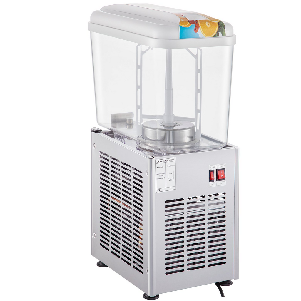 Dispensador de bebidas comerciales VEVOR de 1 tanque de 4,8 galones 200 W