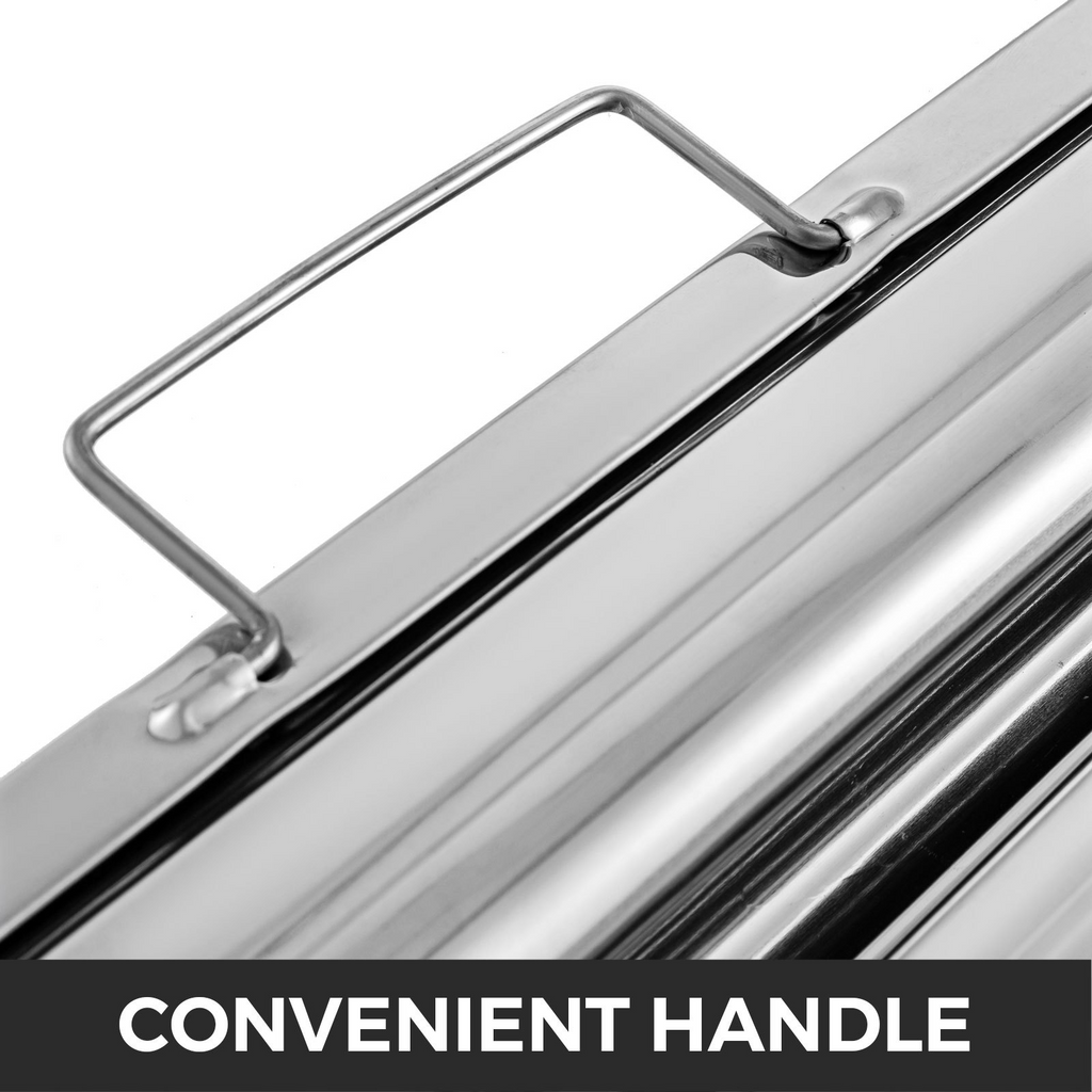 VEVOR Paquete de 6 filtros para campana extractora de acero inoxidable 430 de 19,5 x 15,5 pulgadas 5 ranuras