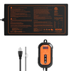 VEVOR - Juego combinado de alfombrilla térmica para plántulas de 10" x 20,75" con termostato digital