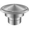 VEVOR - Tapa de chimenea de acero inoxidable de 6 pulgadas tapas aumentadas de 11,81 pulgadas