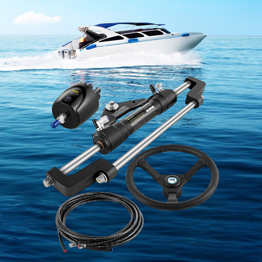 Kit de dirección hidráulica para fueraborda VEVOR de 300 HP