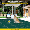 Cubierta de seguridad para piscina de 14 pies x 26 pies triple costura material PP de malla de alta resistencia