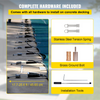 Cubierta de seguridad para piscina de 14 pies x 26 pies triple costura material PP de malla de alta resistencia