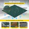 Cubierta de seguridad para piscina de 14 pies x 26 pies triple costura material PP de malla de alta resistencia