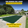 VEVOR - Cubierta de seguridad para piscinas rectangulares de 20 x 40 pies