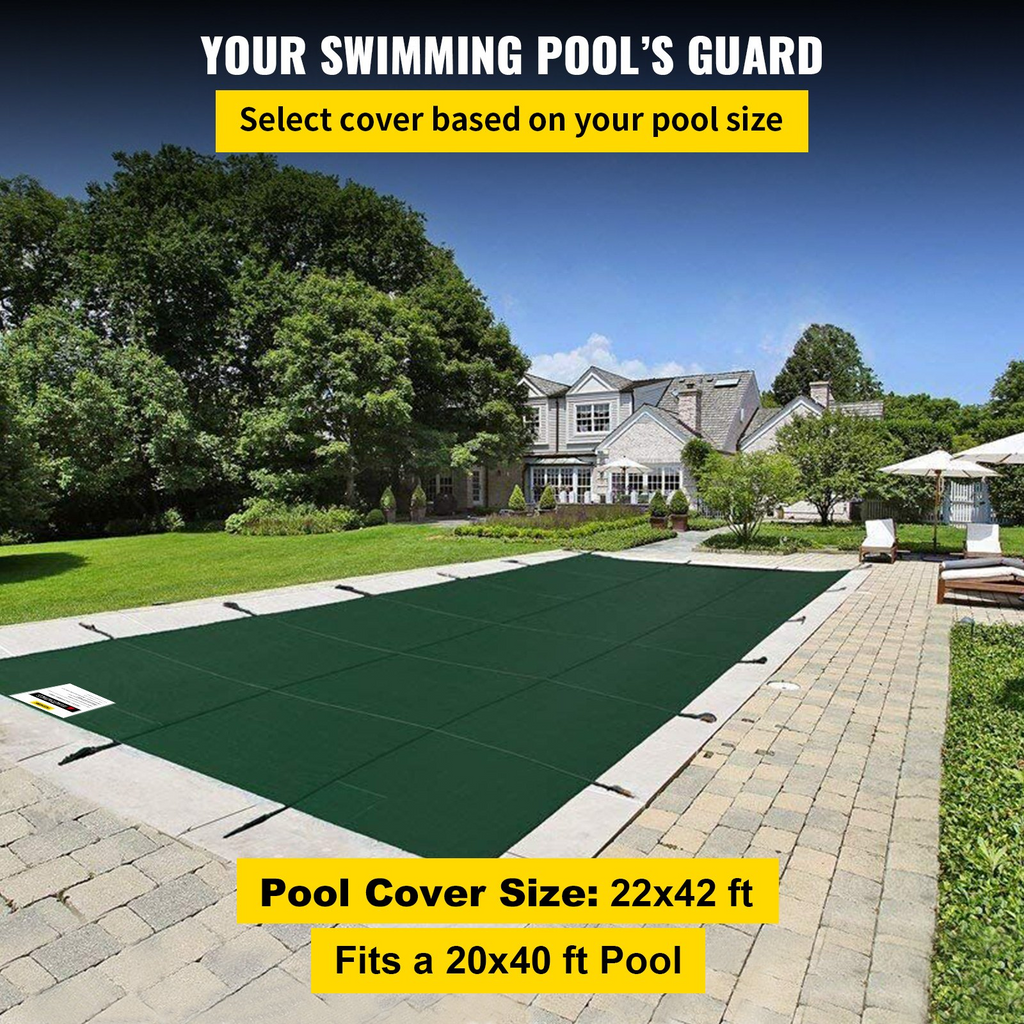 VEVOR - Cubierta de seguridad para piscinas rectangulares de 20 x 40 pies