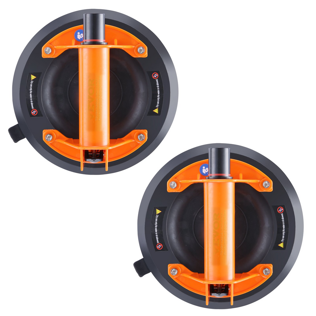 Ventosa de vidrio VEVOR paquete de 2 de 8" capacidad de carga de 615 lb