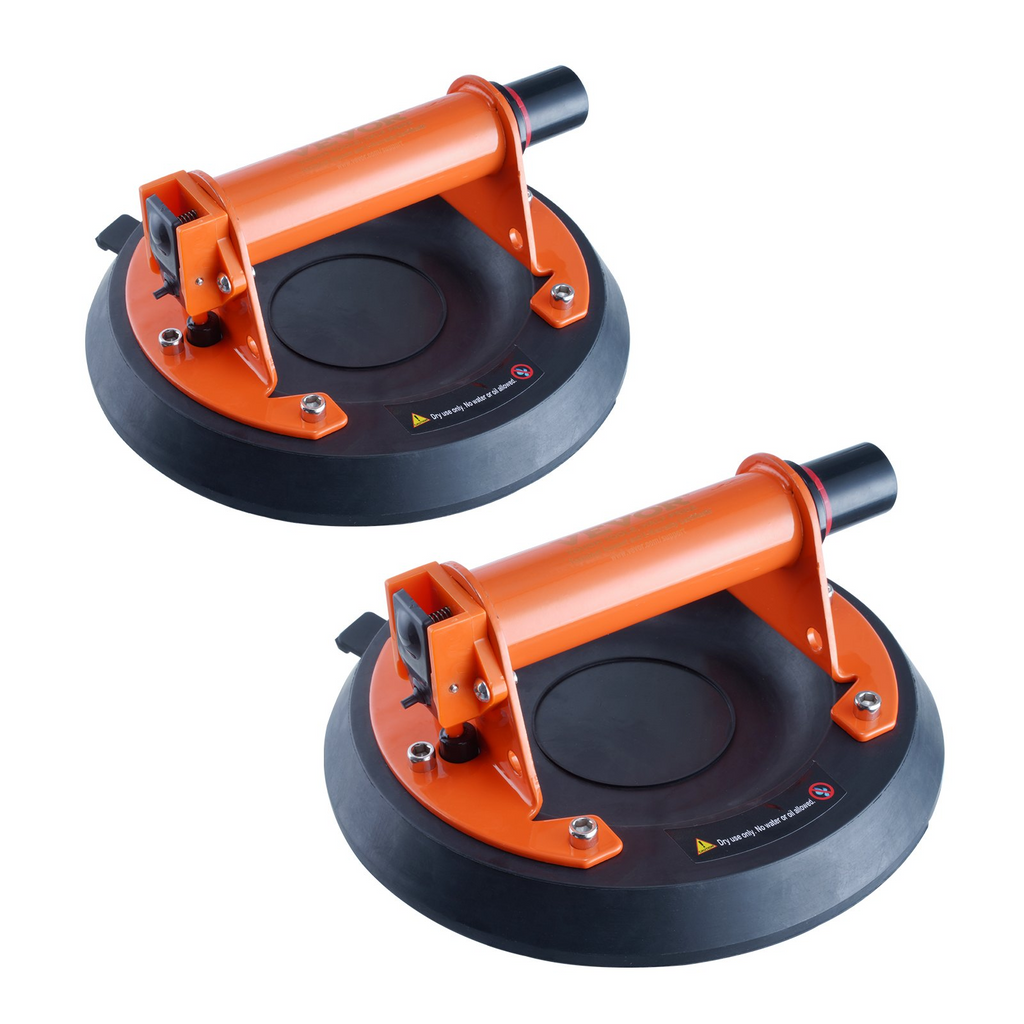 Ventosa de vidrio VEVOR paquete de 2 de 8" capacidad de carga de 615 lb