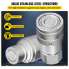 Acoplador de conexión rápida acoplamiento hidráulico 1/2" para minicargadoras VEVOR 1/2" NPT 8 pares 27.6 MPa (ISO 16028)