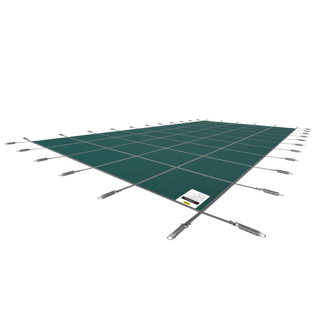 Cubierta de seguridad para piscinas rectangulares de 20 x 38 pies