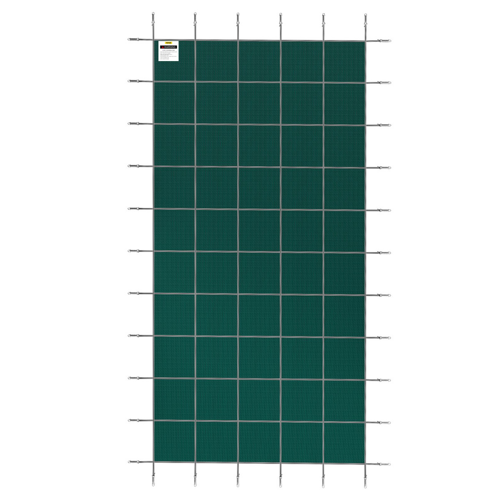Cubierta de seguridad para piscinas rectangulares de 20 x 38 pies