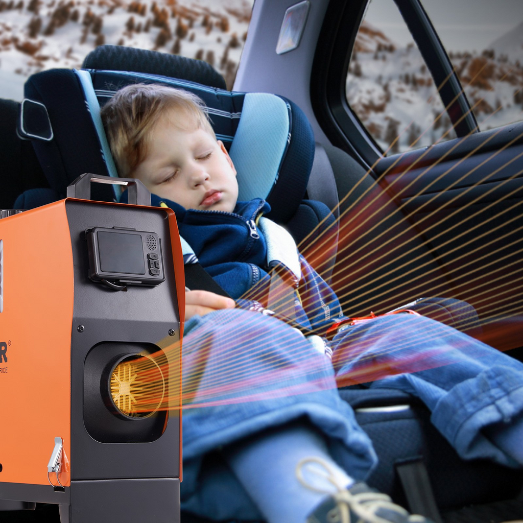 Calentador de aire diésel VEVOR todo en uno 12 V 5 KW aplicación Bluetooth LCD para coche RV