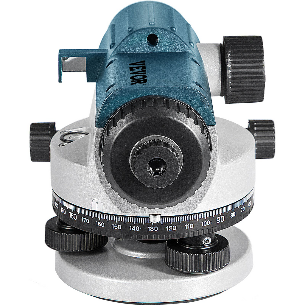 Nivel óptico automático VEVOR 26X IP54  Precisión de nivelación 1/16 "a 100 pies