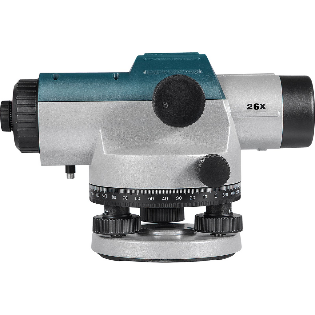 Nivel óptico automático VEVOR 26X IP54  Precisión de nivelación 1/16 "a 100 pies
