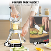 VEVOR Picadora de frutas y verduras comercial cuchilla de 1/4"
